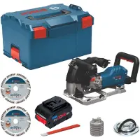 Bosch Rainureuse sans fil GNF 18V-40 18 V 40 mm sans balais + 1 batterie ProCORE 5,5 Ah + L-Boxx - sans chargeur