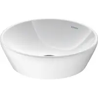 Duravit D-Neo lavabo à poser 12,5x40cm sans trou de robinetterie céramique Blanc 2371400070