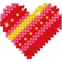 Diamond Dotz Coeur patchwork Diamond Dotz DDS007F 49889