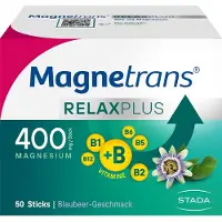 Magnetrans STADA Magnetrans RelaxPlus Sticks pour les muscles, les nerfs et l'équilibre, au goût de myrtille, 50 sticks
