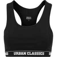 Urban Classics Soutien-gorge noir / blanc
