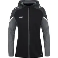 Jako Veste à capuche Performance Femme - Noir / Anthra Light