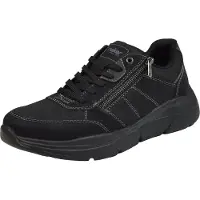 Rieker Chaussures Nanun Nasia pour hommes, chaussures à lacets, couleur noire, style décontracté