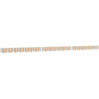 Syfax Tissu de remplacement de cantonnière d’auvent multicolore 5 m