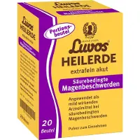 Heilerde-Gesellschaft Luvos Just GmbH & Co. KG Argile médicinale Luvos extra-fine, pour les troubles gastriques d'origine acide, 20 sachets