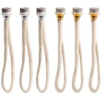 Melitt 6 PièCes MèChe Catalytique Remplacement Lampe à Huile MèChe Remplacement MèChe Catalytique ContrôLe de L'Air Catalytique BrûLeur Lampes MèChe