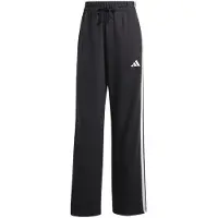 Adidas Essentials 3-stripes Open Hem Joggers Femme - Pantalons, Noir - Taille XXS (26-28) - Jersey de coton