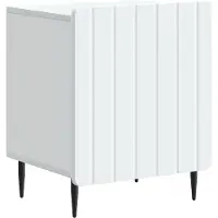 vidaXL Cabinet de chevet Blanc 43 x 34,5 x 52 cm Bois d'ingénierie