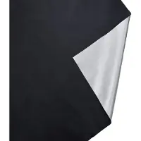INF Rideau temporaire occultant auto-adhésif portable DIY pour tourisme Black 145 x 200 cm