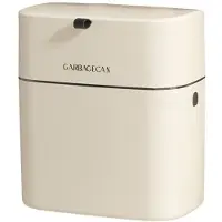 Wella Poubelle à Compost Poubelle de Cuisine 2,5 Gallons Comptoir Intérieur Petite Poubelle Suspendue avec Couvercle Poubelle à Compost Blanc