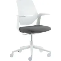 Toplux Trillo 20ST Office Chair with Rocking Mechanism, Grey (43 - 56 cm)