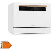 Klarstein Lagoona 55cm 7 Programmes Mini Lave-vaisselle Blanc