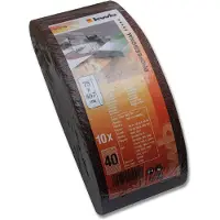 Kwb 10Paquet de feuilles abrasives 75X457 K40 (40)