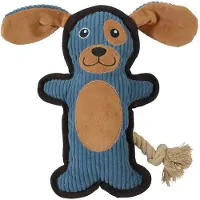 Zolux Buddy Hond Blauw (Jouet en peluche pour chiens)