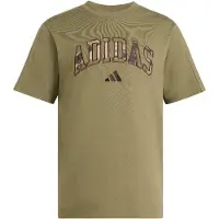 Adidas Seasonal Essentials Camo Short Sleeve T-shirt Vert S / Regular Homme