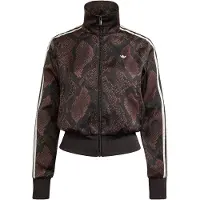 Adidas Originals Haut de survêtement Firebird Satin Snake Print - Marron, Marron