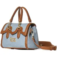 Secret Pon Pon Sacs à main 'Lisandra Elite' bleu denim / cognac