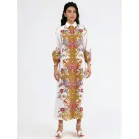 MSN Collection Robe or / blanc