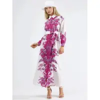 MSN Collection Robe rose / blanc