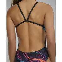 Tyr Durafast Elite Cutoutfit Magmata Swimsuit Noir 36 Femme