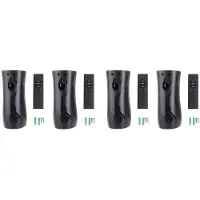 Wella Lot de 4 Distributeurs Automatiques de Désodorisants, Support de Pulvérisation Mural ou Autonome, Plusieurs Réglages de Temps