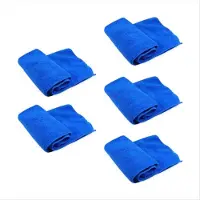 Typecat Lot de 5 chiffons de nettoyage en microfibre non pelucheux, réutilisables, pour vitres de voiture.
