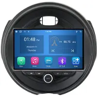 RoverOne Autoradio 4G+64G Bluetooth CarPlay Android Auto Navigation GPS pour BMW Mini Cooper 2010 - 2016