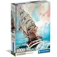 Ginza.se - Puzzle 1000 Pièces pour Adultes et Ados, Thème Amerigo Vespucci, Boîte Compacte avec Poster Inclus