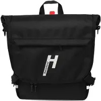 Haberland Sac à dos de vélo Sporty, noir/réflectif - sac à dos de vélo polyvalent...