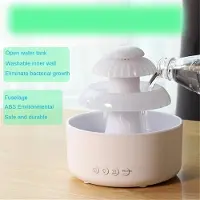Typecat Humidificateur à brume fraîche Rain Cloud avec veilleuse LED colorée pour chambre à coucher