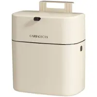 Wella Poubelle Suspendue Carrée pour Cuisine et Toilettes, Couvercle Rabattable Pratique
