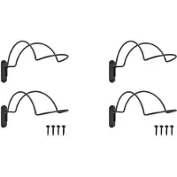 ISTOVO 4 Supports Muraux pour Casque, Crochet pour Casque, Support Multifonctionnel en Métal pour Chapeaux, Masques, Support Mural