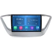 RoverOne Autoradio 4G+64G Bluetooth CarPlay Android Auto Navigation GPS pour Hyundai Solaris 2 Verna 2016 - 2020