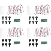 Typecat 4X Module D'Humidificateur Kit de Bricolage Carte de Contrôle de Nébulisation Nébuliseur Ultrasonique Pilote de Brouillard Circuit Imprimé 6 Buses