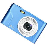 INF Appareil photo numérique 1080P 48 mégapixels Caméra Vlogging avec zoom 16X Blue
