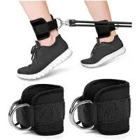 INF Sangles de cheville Fitness Sangle de cheville Kickbacks Black