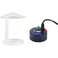 Typecat Brumisateur ultrasonique USB 4 LED avec protection anti-éclaboussures, fontaine d'intérieur