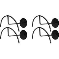 Semoic 4 Pièces en Acier au Carbone Demi-Cercle Support de Chapeau de Baseball Étagère de Rangement Tenture Murale Support de Chapeau Support de Chapeau
