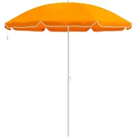 Syfax Parasol de jardin, 160 cm, polyester 170T, couleur orange
