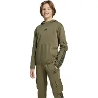 Adidas Utility Pack Fleece Hoodie Vert 7-8 Years Enfants