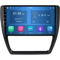RoverOne Autoradio 4G+64G Bluetooth CarPlay Android Auto Navigation GPS pour Volkswagen Jetta 6 2011 - 2018