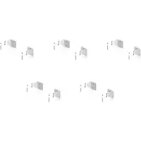 Melitt 5X Présentoir à Couteaux En Acrylique Collection de Couteaux à Lame Fixe Porte-Présentoir à Couteau Unique Décoration Rustique pour la Maison