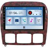 RoverOne 6G+128G Lecteur Multimédia Voiture Autoradio CarPlay Bluetooth Android Radio GPS pour Mercedes Benz S-Class S Class W220 VV220 1998 - 2005