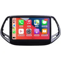 RoverOne Autoradio Bluetooth CarPlay Navigation GPS pour Jeep Compass 2 MP 2016 - 2018