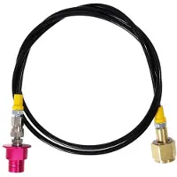 Typecat Adaptateur de Connecteur Rapide de CO2 pour Machine Soda Terra, Tuyau en Plastique CGA320 pour DUO/TERRA/ART/Crystal3.0/GAIA