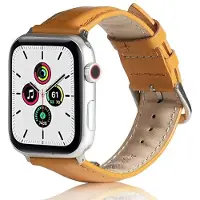 Beline pasek Apple Watch Leather 384041mm jasnobr?zowy light brown (41 mm, 38 mm, 40 mm, Cuir véritable), Sangles de montre, Marron