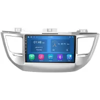 RoverOne Autoradio 4G+64G Bluetooth CarPlay Android Auto Navigation GPS pour Hyundai Tucson 3 2015 - 2018