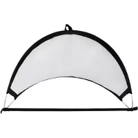 Melitt 1 PièCe de Football Football Objectif Net Formation Pliant Objectif Objectif Net Tente Enfants IntéRieur en Plein Air Jouet Jouet Noir
