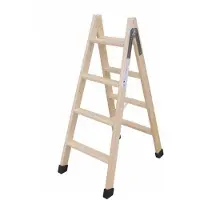 Plabell Escalier Bois Large Bld-6 Robuste, Marches Larges Pour Confort Et Sécurité. -