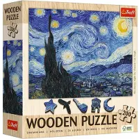 Trefl Puzzle en bois - Nuit étoilée Vincent van Gogh 200
